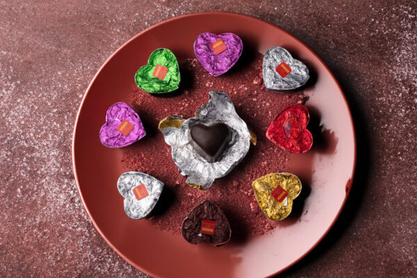 Bite size chocolate hearts (12g) - Image 7