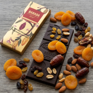 Dark Chocolate with Fruits and Nuts