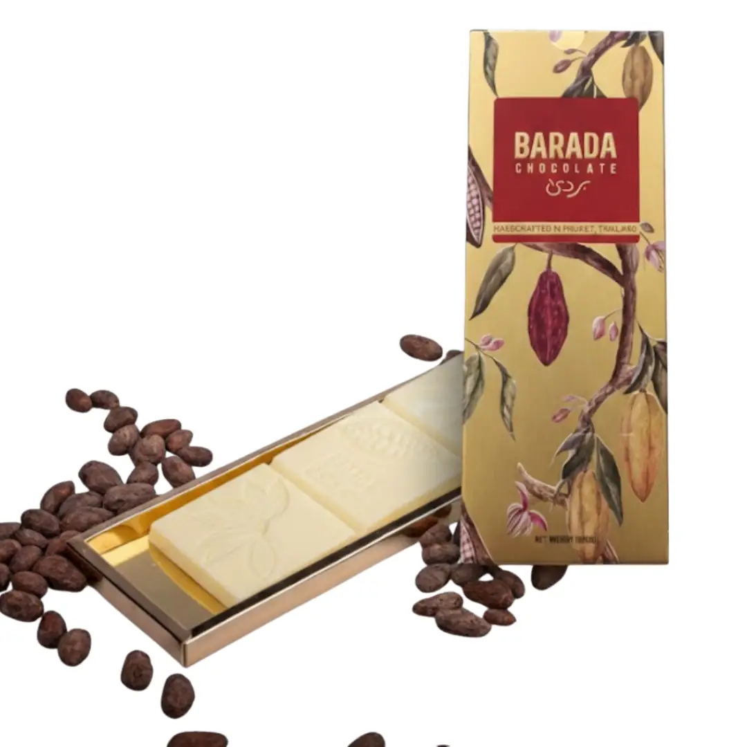 Plain white chocolate. 100g