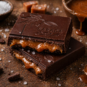 70% Dark Chocolate stuffed with Salted Caramel