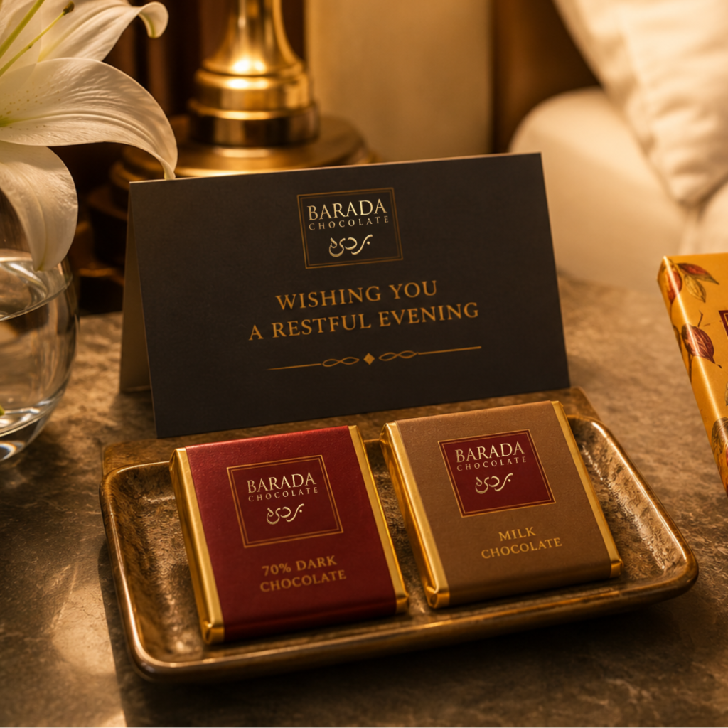 turndown service chocolate Thailand BARADA 6g co-branded Phuket